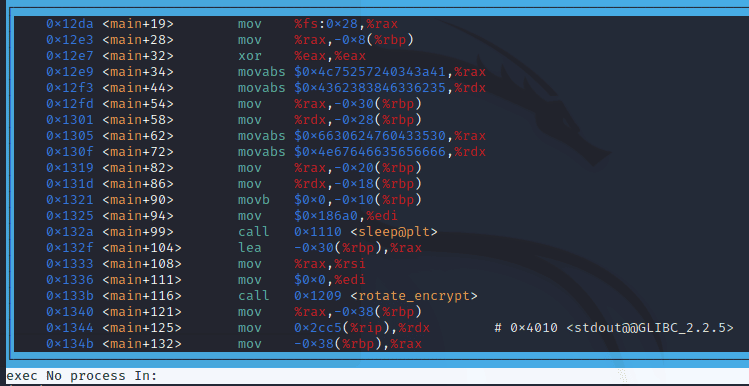 gdb asm layout