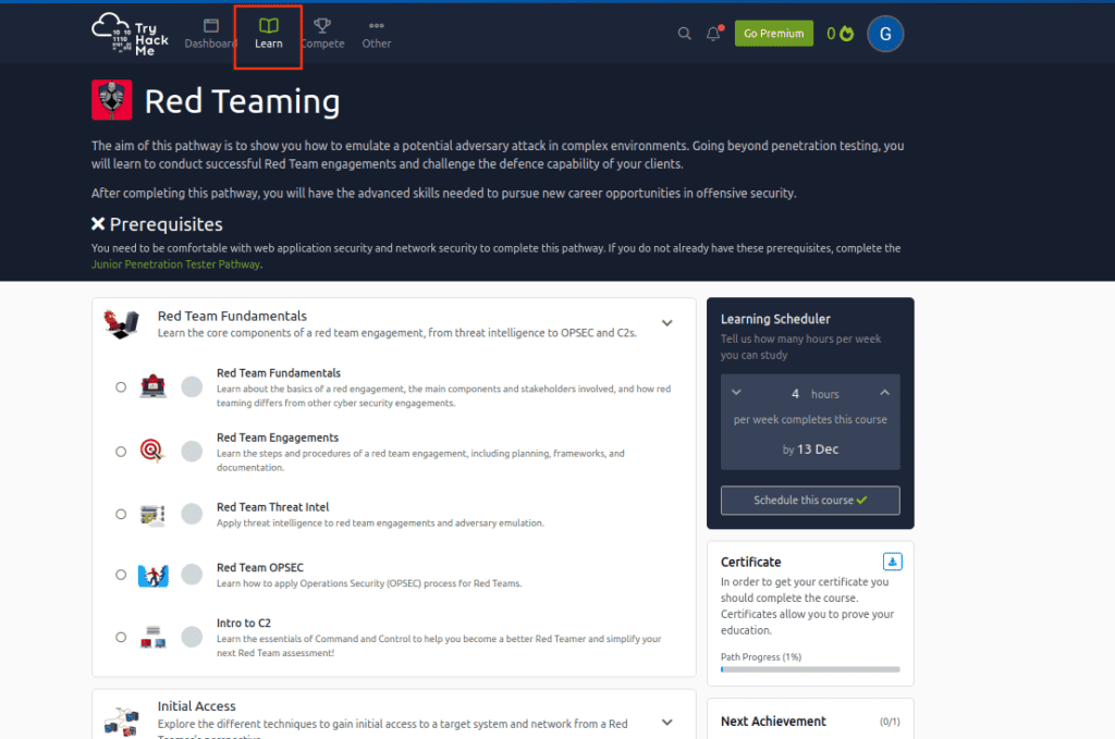 TryHackMe Registration Complete